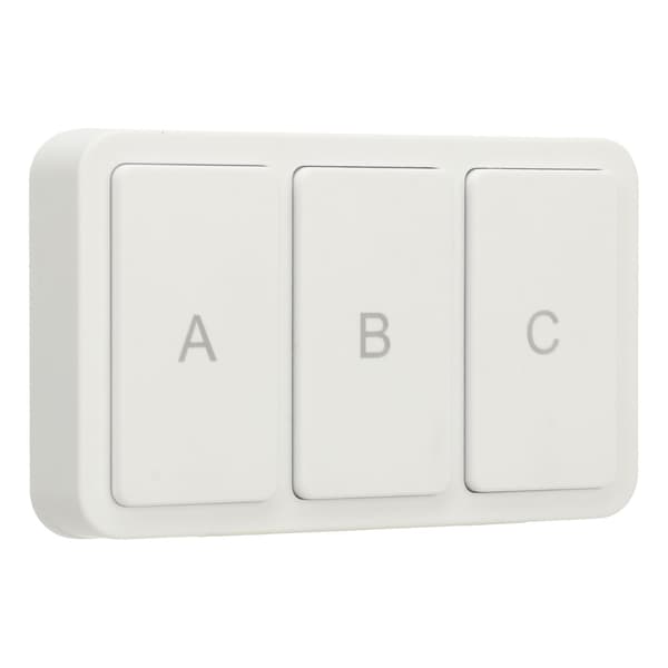 Smart Scene Button Fjernkontroll 3 Gang Trådløs ZigBee Hjemmekontrollbryter