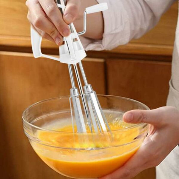 Professionelt roterende piskeris ballonpiskeris Manuel æggepiskere Mælkemixer DIY wienerbrød Æggepiskeris Køkkenredskaber 25,5 x 13 x