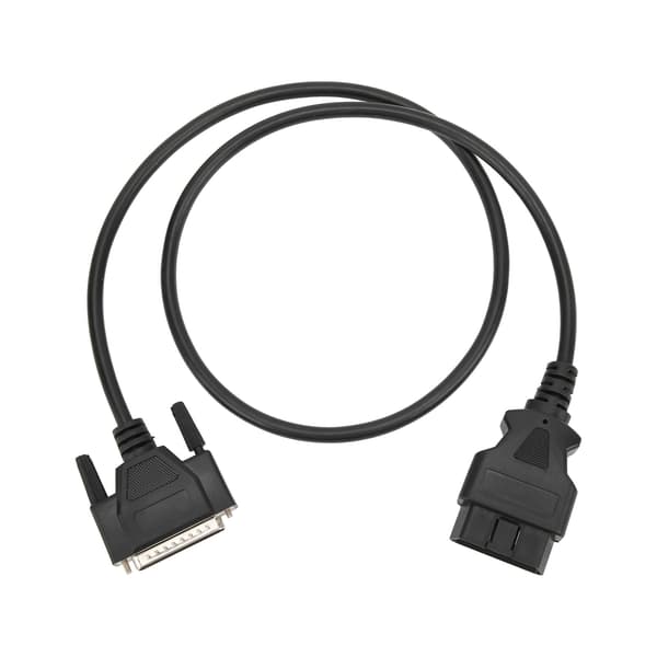 Diagnostisk OBD2 Han til DB25 Han Kabel Adapter 16Pin 102cm 40in Erstatning for SBB V33 Nøgle Programmer