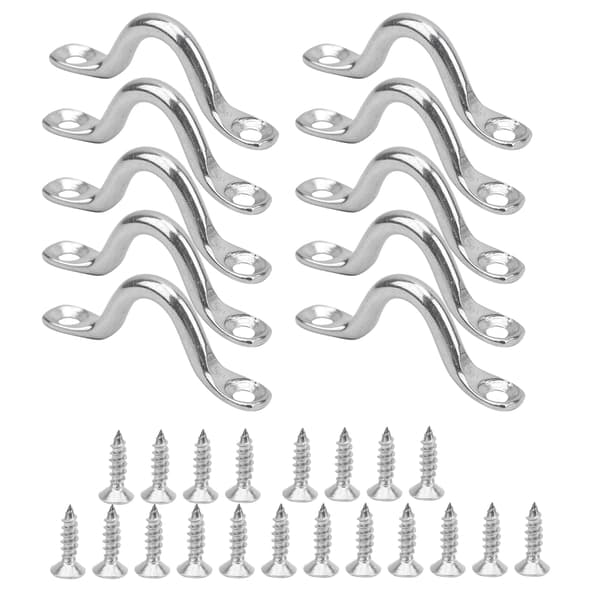 Kajak dæk loops i rustfrit stål Kano Rigging Båd Top Pad Eye Tilbehør
