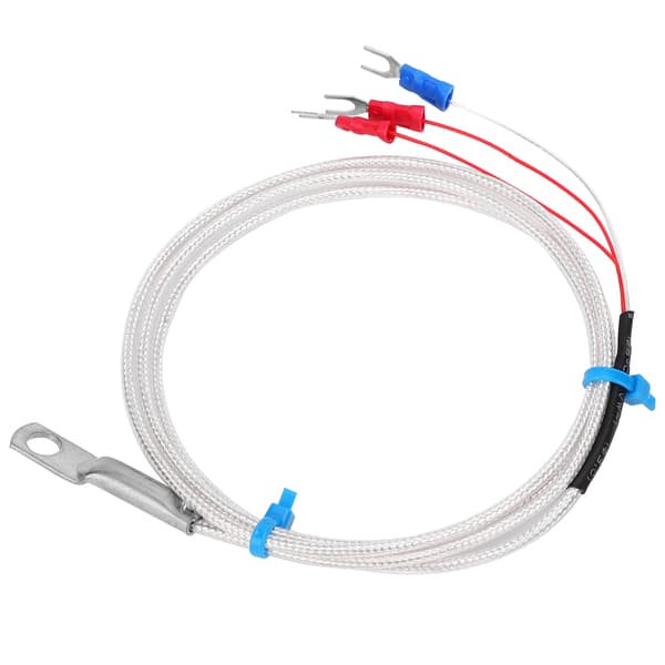 PT100 Termistor Temperatursensor Sond 3m Runt Hål Patch Typ Noggrann Mätning