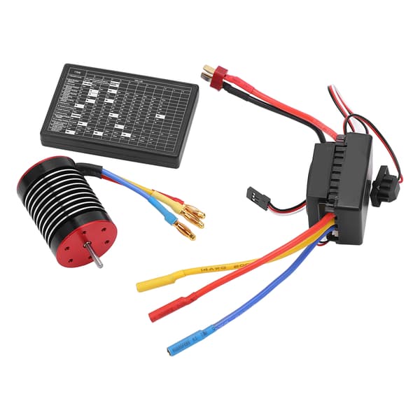F540 3930KV Vandtæt Børsteløs Motor Kit 60A ESC Programkort 1 10 RC Bildele