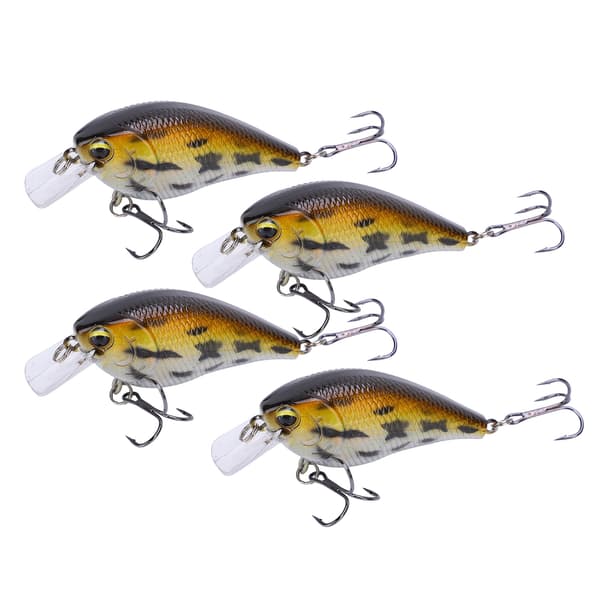 4 st 2 tums plast Minnow Crankbait fiskedrag