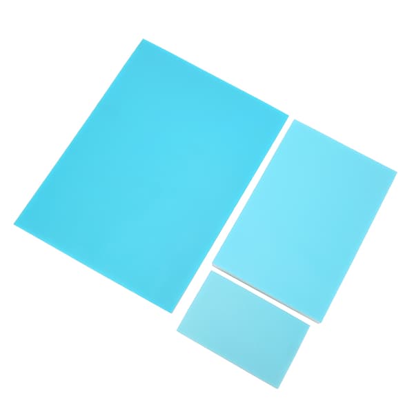 Treskikts gummiblock stämpling gravyr snidningsblock PVC gummiblock blå-vit-blå