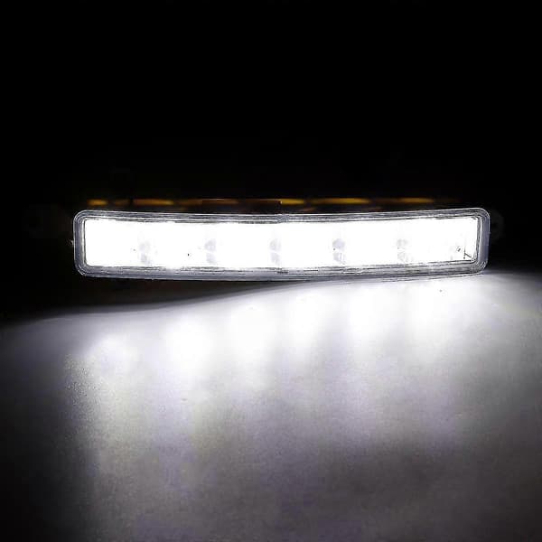 Bil 6 Led 6000k Kørelys Drl Klar 9677409380 Til C1 2006-2017 C3 2015 2016