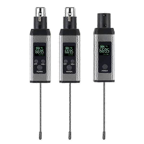 Trådløs mikrofonkonverter mikrofon sender mottaker B