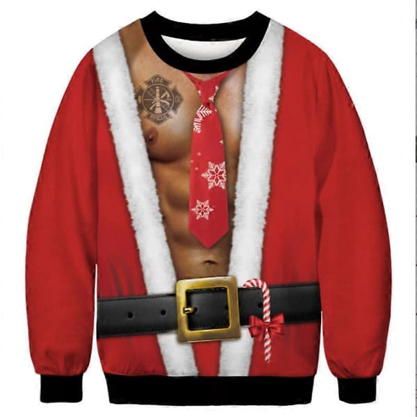 Unisex 3D-printede Pullover Sweatshirts Grafiske Langærmede Skjorter M