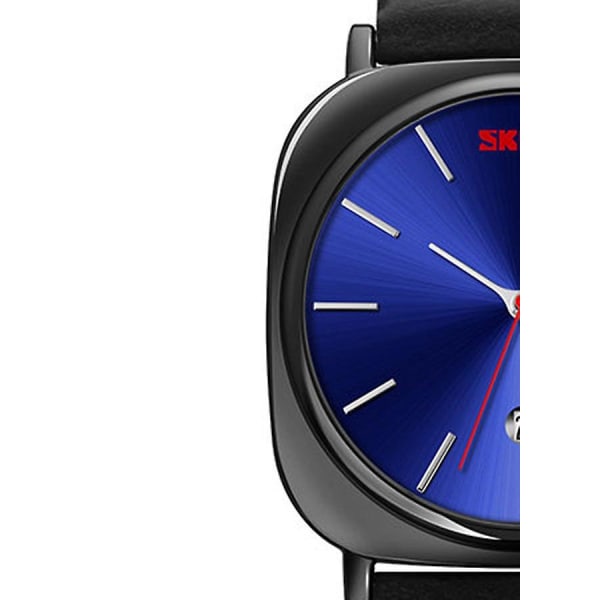 Herrmodeklocka Toppmärke Luxury Quartz Waterproof Watch 9266