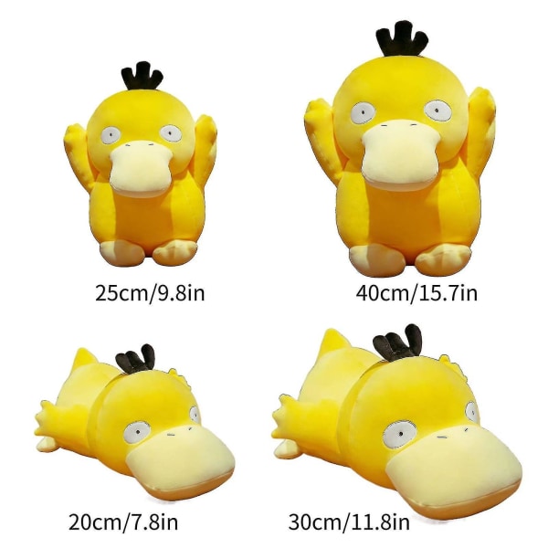 Psyduck plysch plysch kudde Psyduck plysch leksaker Doll Get Down 7.87 inch