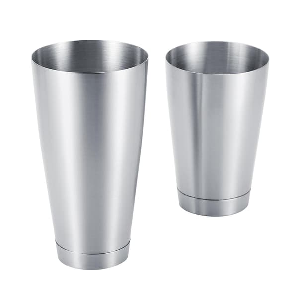 Rustfrit Stål Robust Holdbar Cocktailkop Shaker Bar Hjem Køkkenredskab (Sølv)