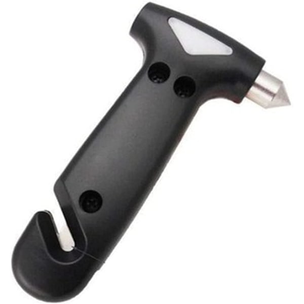Emergency Hammer Vindusknuser Hammer Rescue Hammer Bil Bil Rescue Hammer Sikkerhetsbeltekutter Svart