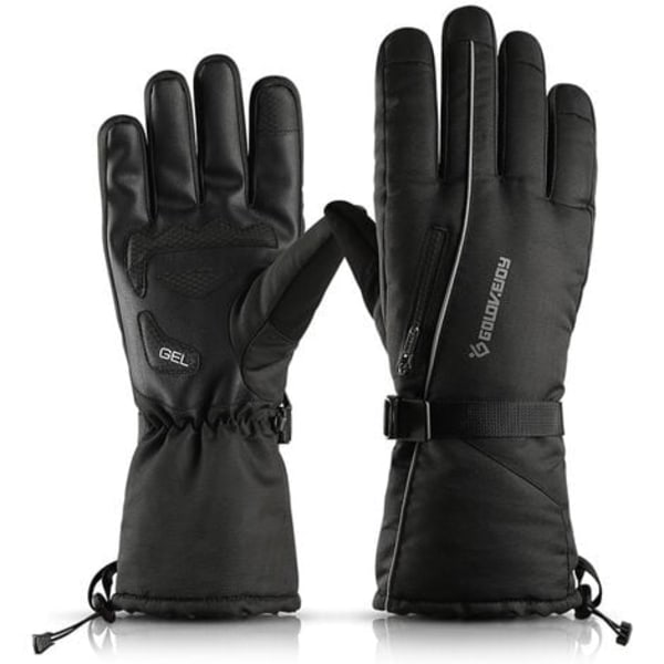 Vintervarma pekskärmshandskar Vattentäta vindtäta handskar för löpning Körning Cykling Halkskyddshandskar