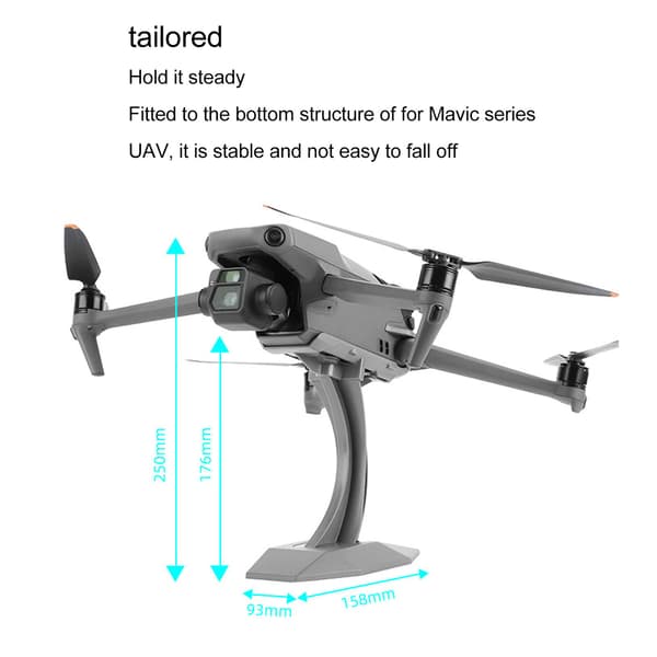 Professionellt RC Drönarhållarställ för Mavic 3 Mavic 2 Mavic Pro Mörkgrå
