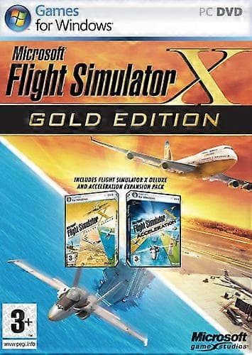 Flight Simulator X - Gold Edition (PC) CD-skiva för PC CD-skiva för PC