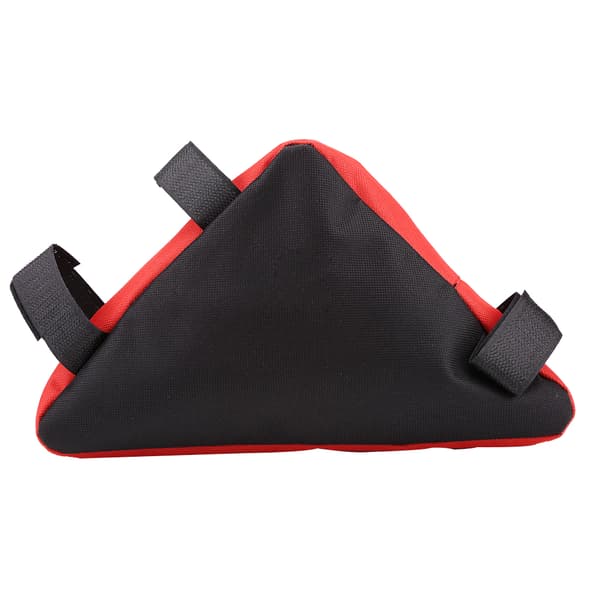 Quick Release Front Saddle Cykeltrekant Værktøjstaske Sort Rød