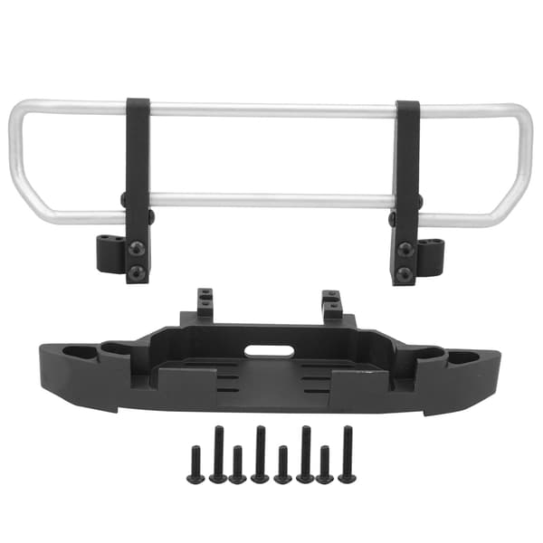 Metall frontfangerbase RC-biltilbehørsdeler passer til TRX4 TRX6 1 10 RC Crawler Sølv