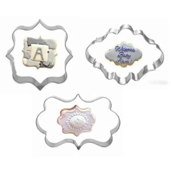 Stk Kakeverktøy Form Form Konditori Fondant Cookies Cutter Dekorasjon Sugarcraft