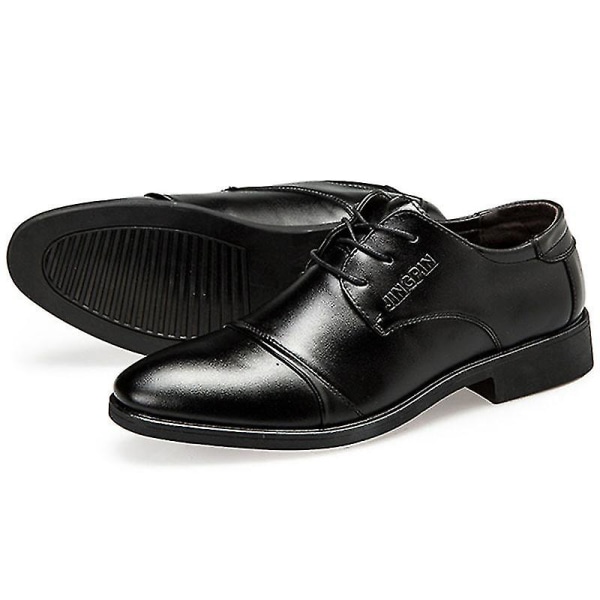 Mænd Snøre Office Smart Formelle Oxford Brogue Sko Black 43