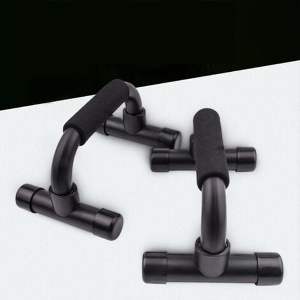 stk I-formet Multifunktionelt Push-up Rack, Hjemmetræningsudstyr - Sort
