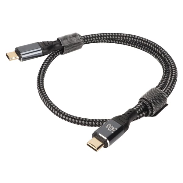 USB C til USB C Kabel 240W PD USB 2.0 480Mbps Han til Han Datakabel 50cm