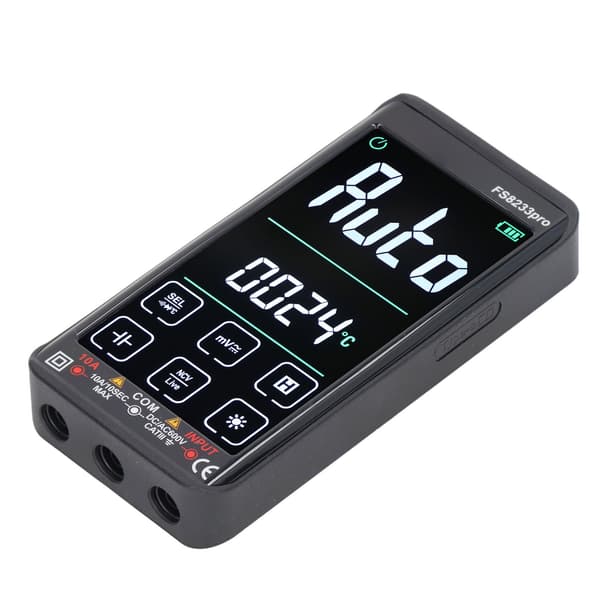 Digitalt Multimeter Touch Screen LED-display AC DC Spændingsmodstand Kapacitanstester