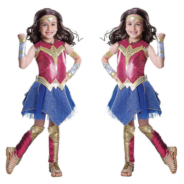 Wonder Woman Kids Girls set juhlamekkoasu 7-8 Years