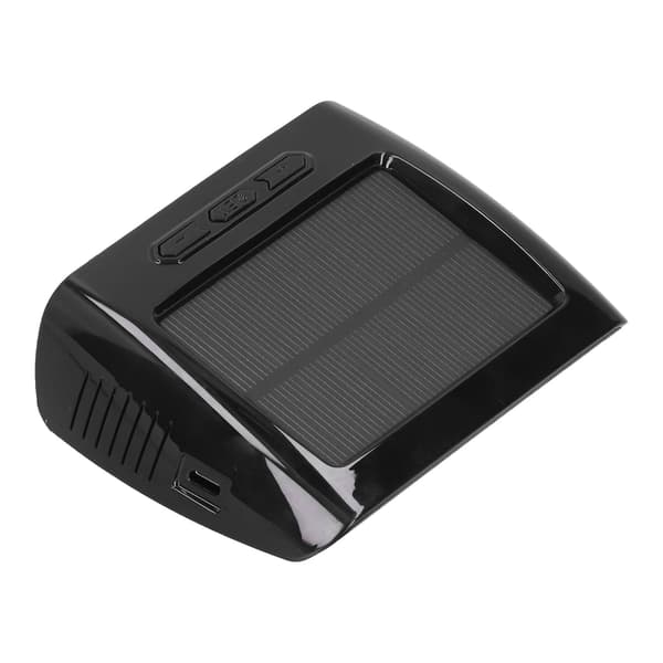 Solcellsdriven USB-däcktrycksövervakningssystem TPMS 4 sensorer LCD-display temperaturdetektering mittkonsolmonterad