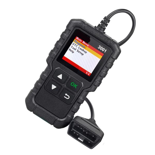 OBD2 Scanner Universal Bilmotor Kodeaflæser LCD-skærm Multifunktion Høj Effektivitet