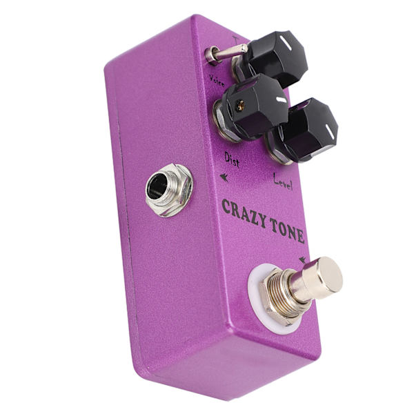 Crazy Tone Analog Distortion Gitarr Effektpedal Elektrisk Krets