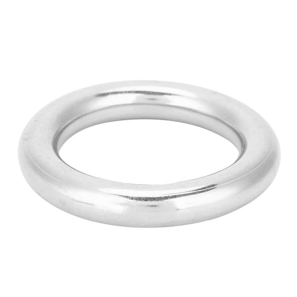 304 Rustfrit Stål Marine Båd Svejsede Polerede Runde Ringe 12x50mm