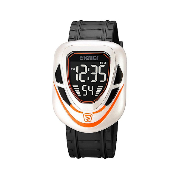 Herrmode utomhussport multifunktionslarm 5 bar vattentät digital watch 1833