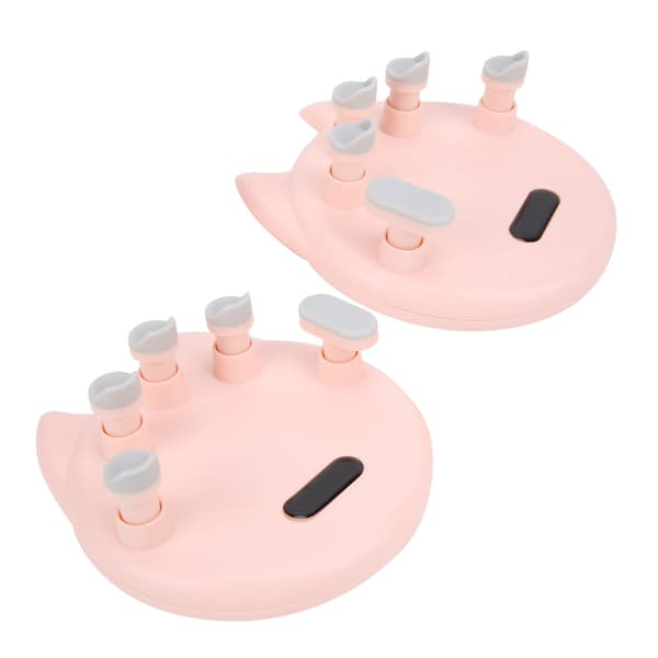 2 stk. Rosa Piano Finger Trainer Holdningskorrigerer Forsterker Nybegynner Instrumenttilbehør
