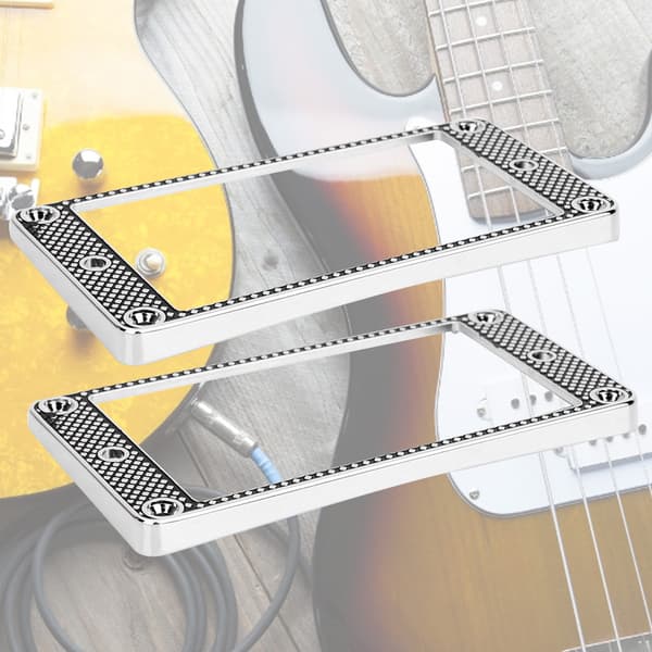 Metall Gitarr Humbucker Pickup Ram Monteringsring Elektrisk Gitarr Tillbehör