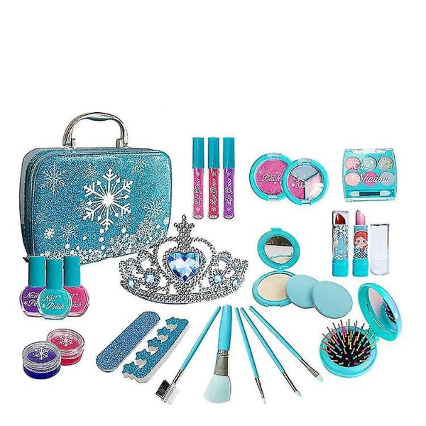 Makeup kit til børn til piger, vaskbart makeup kit til små piger style 1