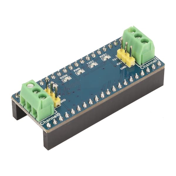 Raspberry Pi Pico Udvidelseskort Dobbeltkanal UART RS232 Interface Konverter