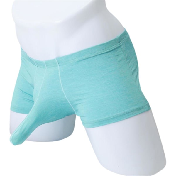 Herreundertøy Boxershorts Shorts Underbukser Trunks Light Blue L