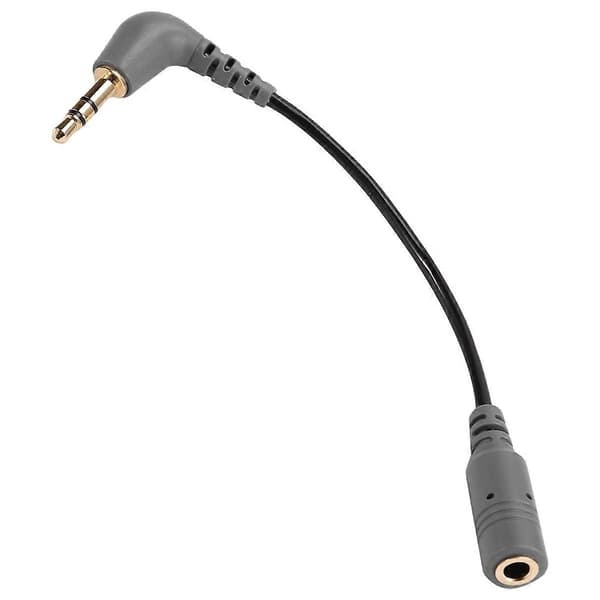 Professionel 3,5 mm TRRS til TRS mikrofonadapter mikrofonkabel udskiftningskabel SC3