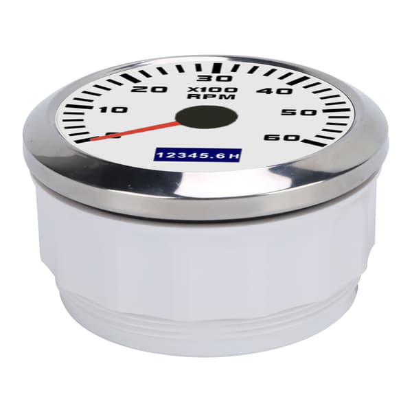 85mm Bil Tacho Meter Lavt Strømforbruk Rød Pointer Universal for Biler Båter 9‑32V DC