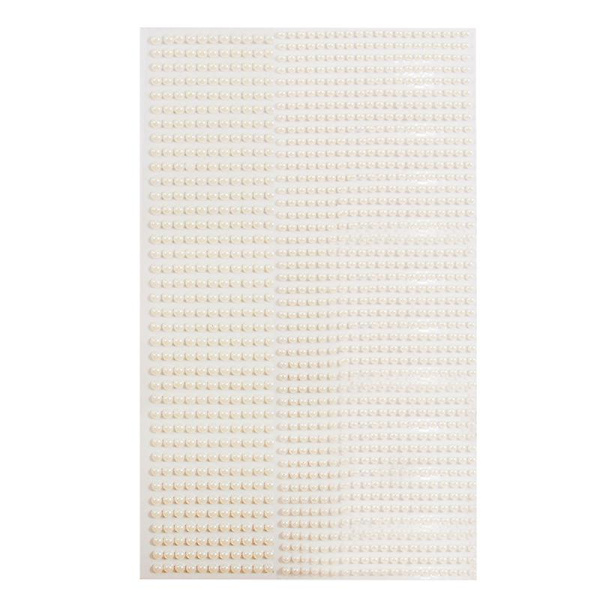 Ansiktsögonbrynsdekal Smycken 3/4/5/6 mm hartspärla ädelstenar Gör-det-själv hantverk Dekor Festkonst Kroppssminktillbehör Beige 4mm