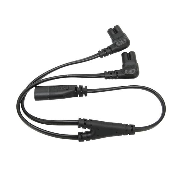 C8 til dobbel C7 strømsplitterkabel for LCD-skjerm og skrivebordslampe