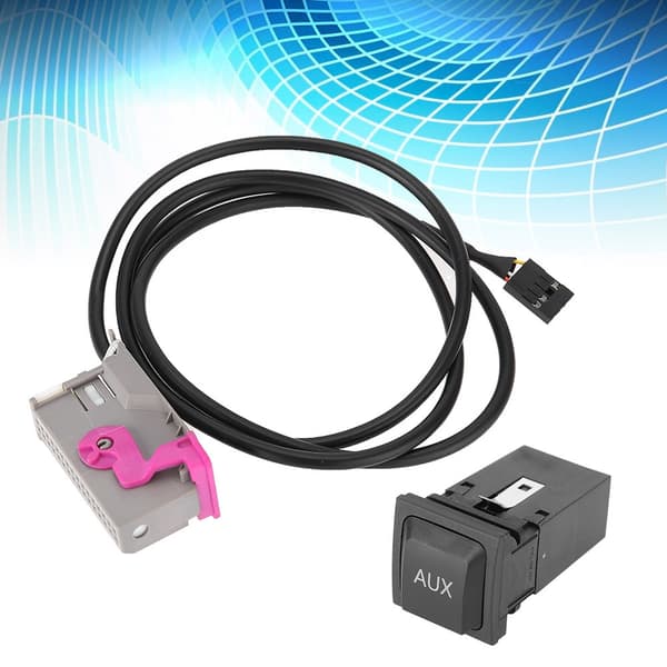 Audi RNS-E 32-PIN 3.5mm AUX Input Kabel Bil CD Ekstra Linje