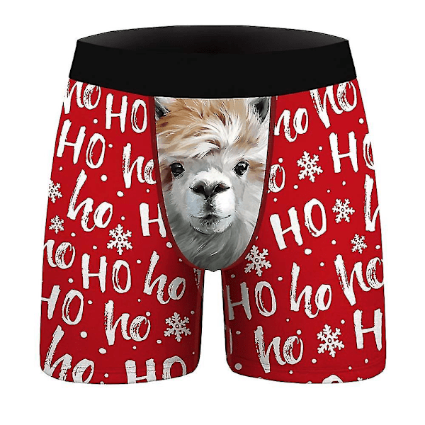 Christmas Boxers Trosor Herr Xmas Underkläder Kalsonger D L