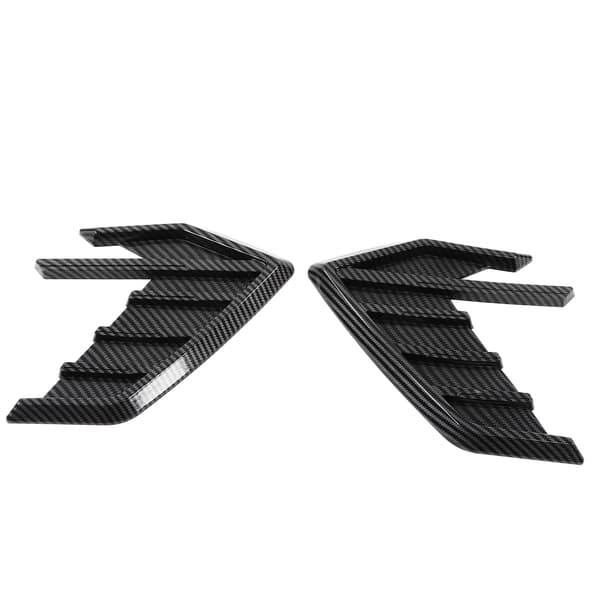 Kolfiberstil Sidokjol Luftventil Trim Dekal för Audi A7 S7 4K8 2018 2020