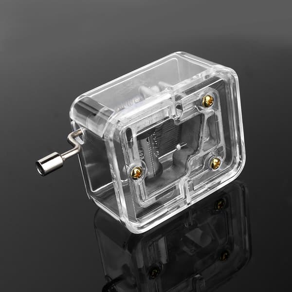 Utsökt Hand Crank Musical Box - Mode 18 toner - Perfekt barnpresent