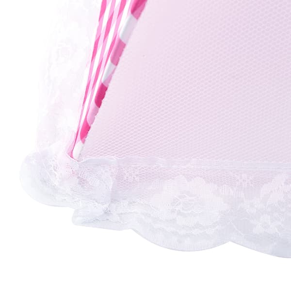 Pink Sammenklappelig Madparaplydække