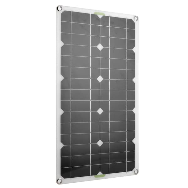 Universal Bærbar 28W Monokrystallinsk Solpanel Oplader Pad USB Output Vandtæt