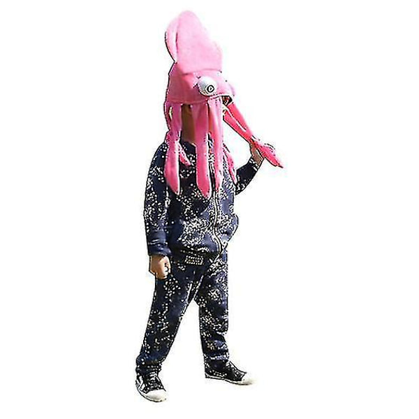 Roliga hattar bläckfiskhatt, roliga roliga och galna hattar i många St Yles Pink