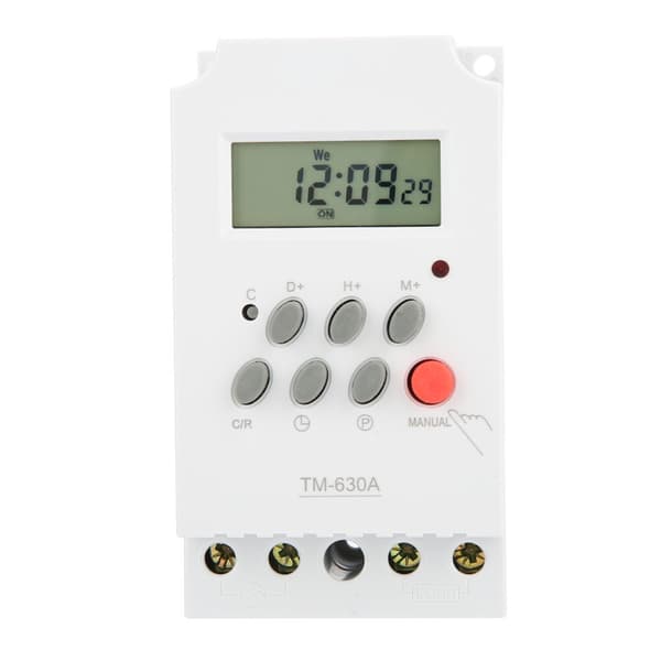 TM630A Mini LCD Digital Microcomputer Strømbryter AC220V