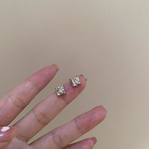 Örhängen 925 Silversmycken Geometry Stud Modesmycken Ac7922