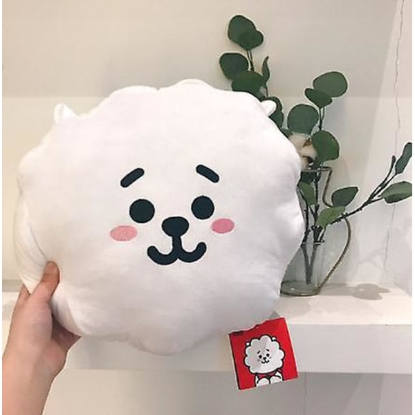 Kpop udstoppet legetøj Dejlig pude Plyspude Hjerte Hund Koala Heste Får Kanin Peluche Dukke WHITE